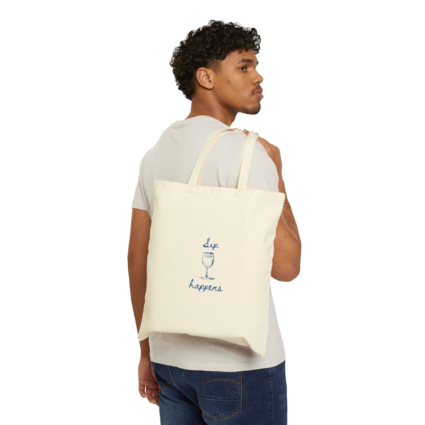 Sip Happens - Canvas Tote Bag
