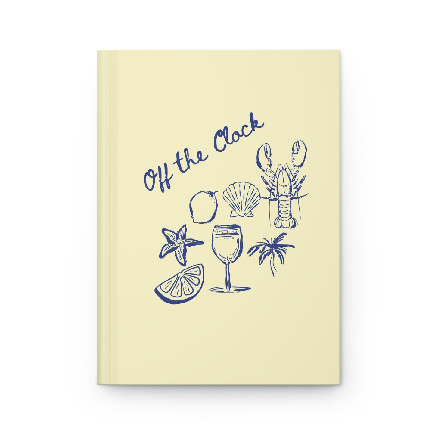 Yellow Off the Clock Notebook