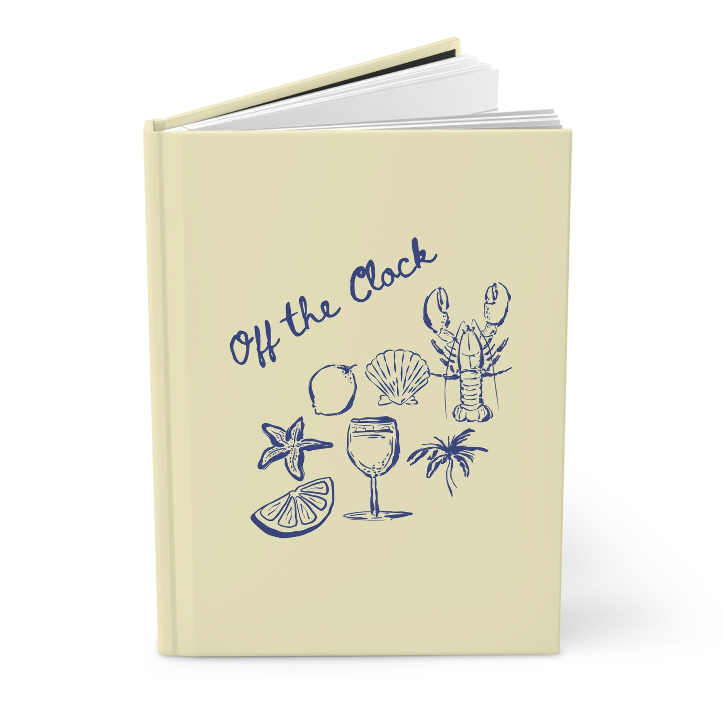 Yellow Off the Clock Notebook
