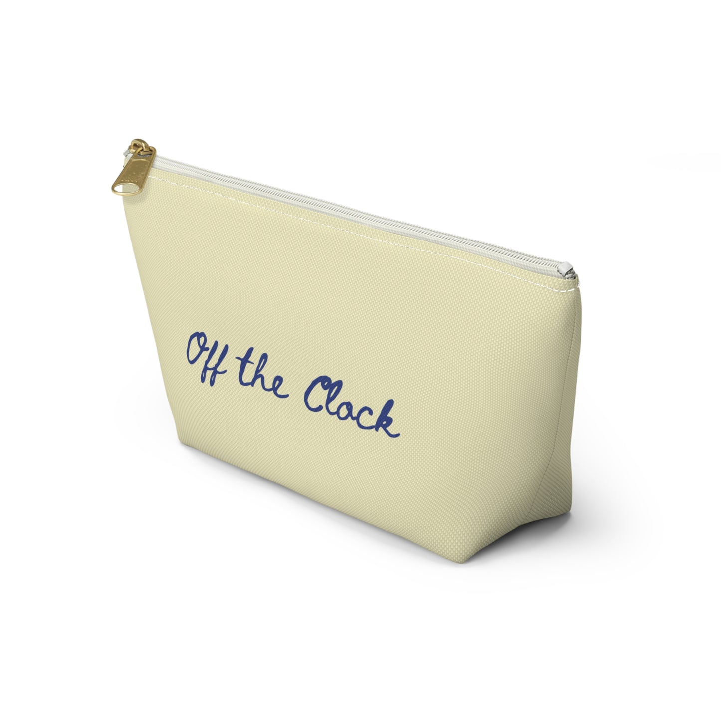 Yellow Off the Clock Pouch