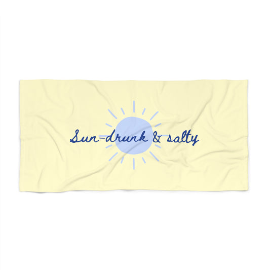 Sundrunk & Salty Beach Towel
