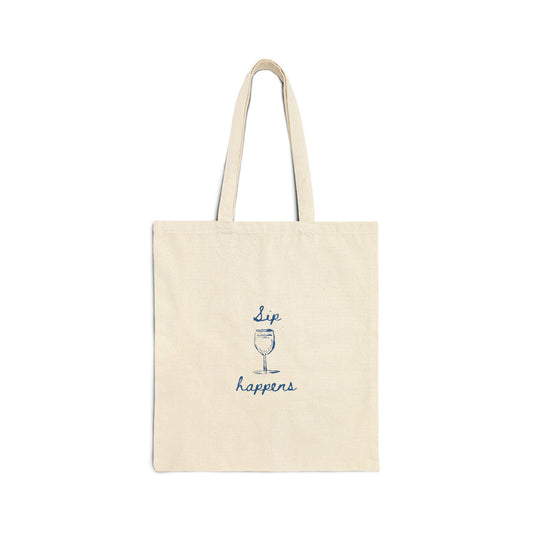 Sip Happens - Canvas Tote Bag
