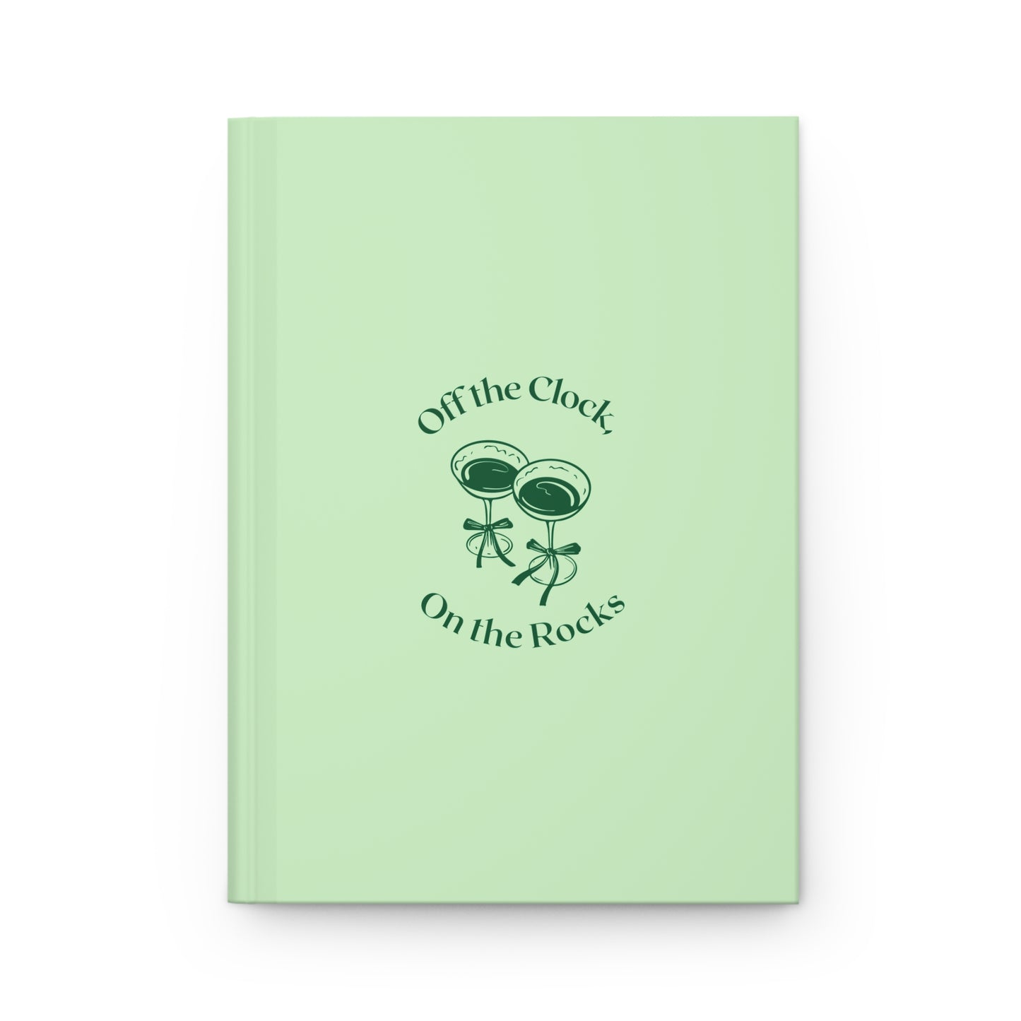 Off the Clock, On the Rocks Hardcover Journal Matte