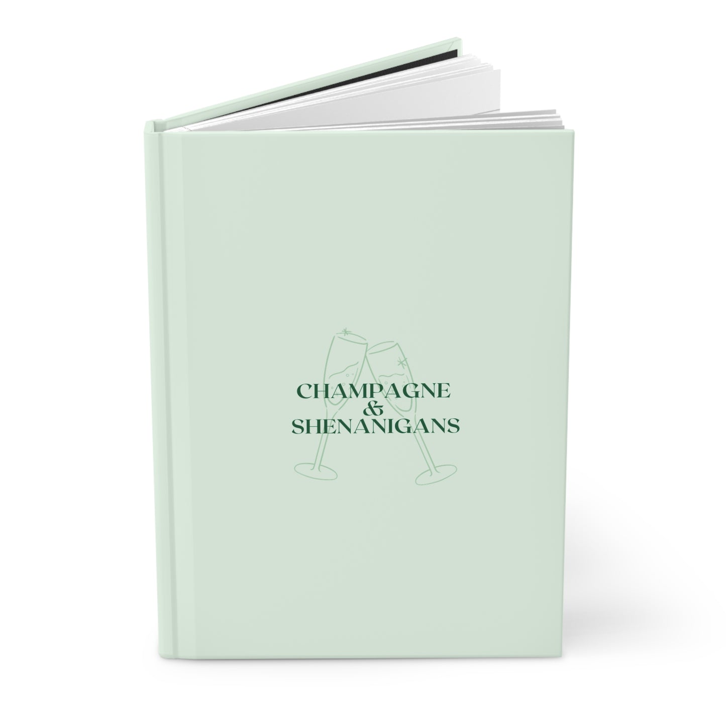 Champagne & Shenanigans Hardcover Journal Matte